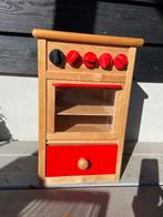 Houten speelgoed fornuis met accessoires, Ophalen, Gebruikt, Hout