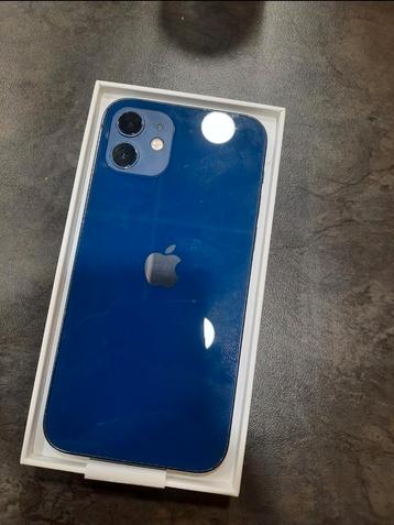 Iphone 12, blauw' 64 Gb, zeer netjes met alle toebehoren 
