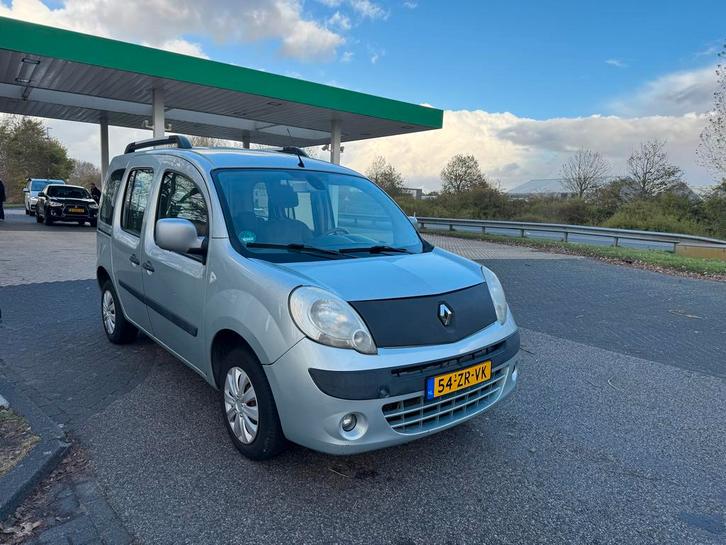 Renault Kangoo 1.6 16V 78KW Family 2008 Grijs, Auto's, Renault, Particulier, Kangoo, ABS, Airbags, Bluetooth, Boordcomputer, Centrale vergrendeling