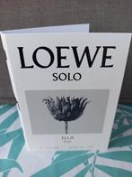 Proefje  Loewe Solo Ella Elixir, Sieraden, Tassen en Uiterlijk, Uiterlijk | Parfum, Ophalen of Verzenden, Nieuw