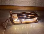 Kerst, mini decoratieve houten slee met verlichting, Ophalen of Verzenden, Zo goed als nieuw