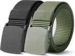 3 Kleuren Tactische Nylon Canvas Riemen 125 cm, Ophalen of Verzenden, Nieuw, Zwart, 115 cm of meer