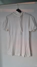 Witte top / shirt - maat L valt smal als maat 40 - Zara, Maat 38/40 (M), Ophalen of Verzenden, Zo goed als nieuw, Korte mouw