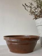 Oude brocante gres schaal, Antiek en Kunst, Antiek | Keramiek en Aardewerk, Ophalen
