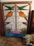 Prachtig glas in lood, Doe-het-zelf en Verbouw, Ophalen, Gevelraam of Ruit, Minder dan 80 cm, Zo goed als nieuw