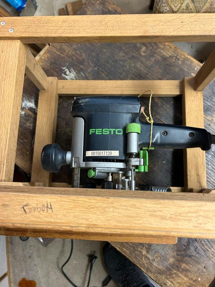 Festo Bovenfrees - Topkwaliteit!, Doe-het-zelf en Verbouw, Gereedschap | Freesmachines, Gebruikt, Elektrisch, Bovenfrees, Ophalen