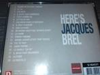 Jacques Brel - Here's Jacques Brel, Ophalen of Verzenden, Zo goed als nieuw, Europees