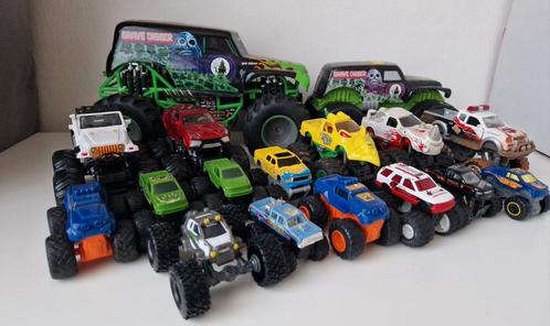 Monster trucks speelgoed o.a.2x grave digger div merken, Kinderen en Baby's, Speelgoed | Speelgoedvoertuigen, Zo goed als nieuw