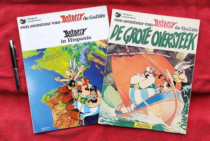 Asterix in Hispania + De Grote Oversteek (Dargaud), Boeken, Stripboeken, Gelezen, Eén stripboek, Verzenden