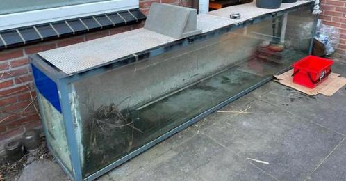 aquarium - oud ijzer/metaal/staal - gratis mee te nemen., Doe-het-zelf en Verbouw, Metalen, Gebruikt, IJzer, Ophalen