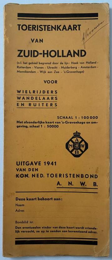 TOERISTISCHE OUDE FIETS/WANDELKAARTEN beschikbaar voor biedingen