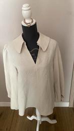 Nieuwe blouse van Samsoe Samsoe maat L, Maat 38/40 (M), Beige, Nieuw, Ophalen of Verzenden