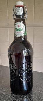 Bier fles Grolsch 2 liter hoog 23,5 cm, Verzamelen, Biermerken, Ophalen, Zo goed als nieuw, Grolsch