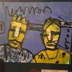 Groot origineel schilderij Herman Brood, Ophalen of Verzenden