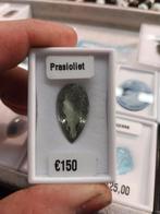 Grote peer geslepen prasioliet, Sieraden, Tassen en Uiterlijk, Edelstenen, Ophalen of Verzenden