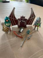Playmobil groene drakenridders met kattenpult., Kinderen en Baby's, Speelgoed | Playmobil, Ophalen of Verzenden, Zo goed als nieuw