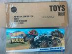 Nieuw hot wheels monster trucks 3 pack animal smashers 1:64, Ophalen of Verzenden, Nieuw