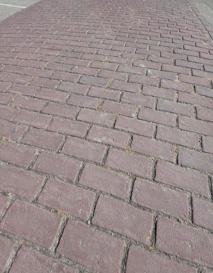 Prachtige gebakken partij pkf paars bruin!, Tuin en Terras, Tegels en Klinkers, Gebruikt, Klinkers, Keramiek, Ophalen of Verzenden