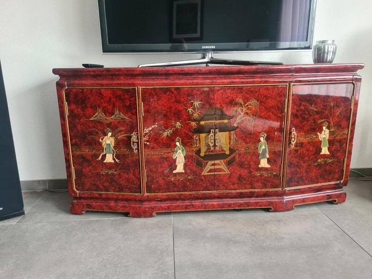 Chinees dressoir/tv kast en opbergkast, Huis en Inrichting, Kasten | Televisiemeubels, Gebruikt, Minder dan 100 cm, 25 tot 50 cm
