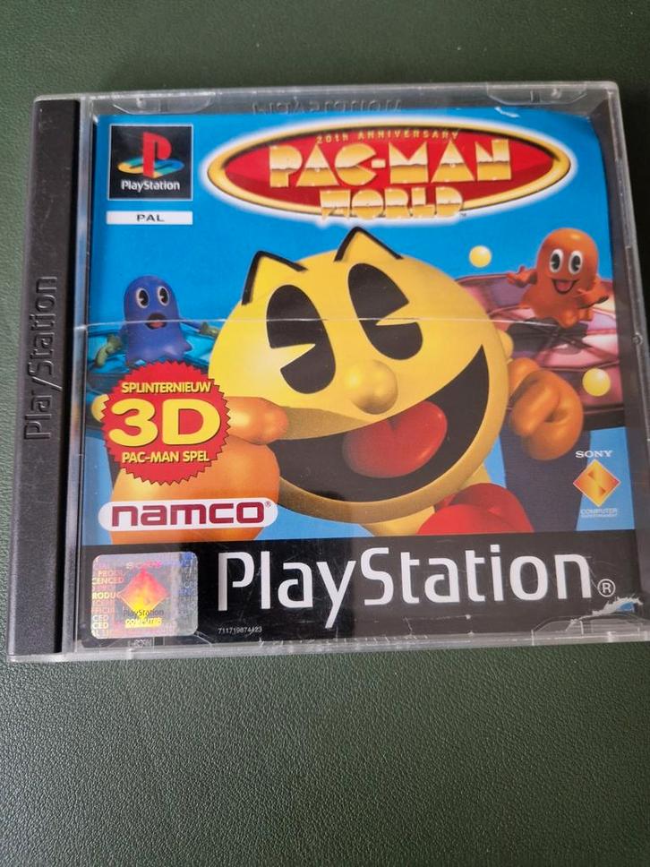 Pac-Man World - PlayStation (PS1), Spelcomputers en Games, Games | Sony PlayStation 1, Zo goed als nieuw, Platform, 1 speler, Vanaf 3 jaar