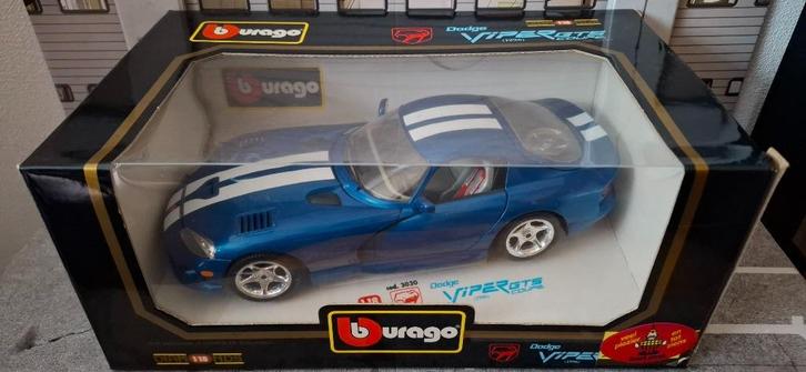 1.18  dodge viper rt/10, Hobby en Vrije tijd, Modelauto's | 1:18, Zo goed als nieuw, Auto, Bburago, Ophalen of Verzenden