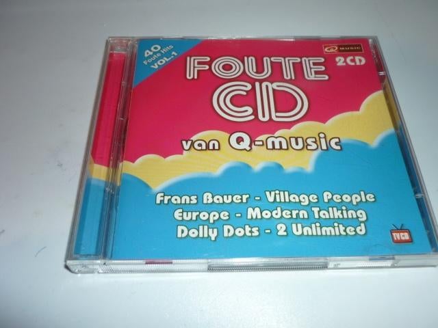 Foute CD Van Q-Music Vol.1 de dubbel cd, Verzenden, Zo goed als nieuw