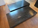 2x hardhouten salontafel elementen, Ophalen, Gebruikt, 50 tot 100 cm, Minder dan 50 cm