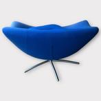 Gigi  Label Fauteuil Gerard van den Berg - Blauw, Huis en Inrichting, Fauteuils, Huysmans, 75 tot 100 cm, 100 tot 125 cm, Stof