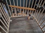 Vintage houten boxhanger, Kinderen en Baby's, Speelgoed | Babyspeelgoed, Ophalen of Verzenden, Gebruikt, Mobiel