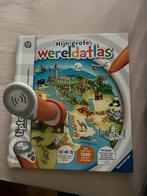 Tiptoi Wereldatlas + Pen - Leerzaam!, Ophalen of Verzenden, Zo goed als nieuw, Uitklap-, Voel- of Ontdekboek, 3 tot 4 jaar