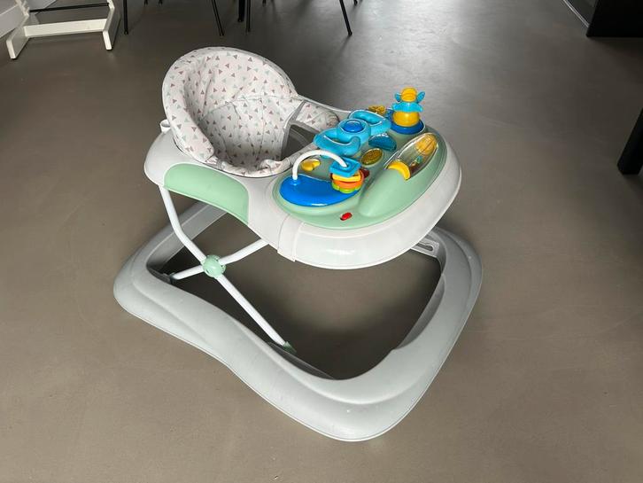 Baby Loopstoel Cute Q-Cooper, Kinderen en Baby's, Speelgoed | Babyspeelgoed, Zo goed als nieuw, Auto, Met licht, Met geluid, Met wieltjes
