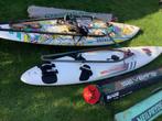 Vintage Surfset: F2, Zeilen, Masten, Gieken, Watersport en Boten, Windsurfen, 250 tot 300 cm, Ophalen of Verzenden, Met vin(nen)