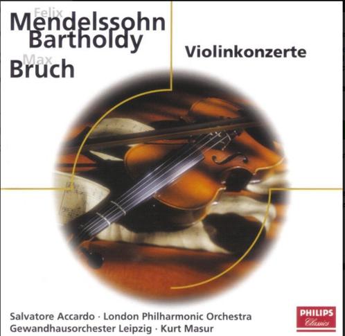 CDFelix mendelssohn-bartholdy / max bruch - salvatore accard, Cd's en Dvd's, Cd's | Klassiek, Zo goed als nieuw, Overige typen
