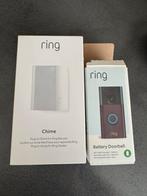 Ring deurbel brons + chime, Ophalen of Verzenden, Ingebouwde camera, Nieuw, Draadloos