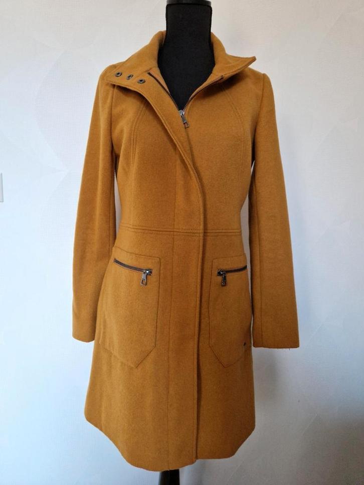 Tom Tailor Damesjas - Maat S (36) - Okergeel, Kleding | Dames, Jassen | Zomer, Zo goed als nieuw, Maat 36 (S), Geel, Ophalen of Verzenden