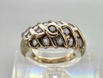 Gouden Vintage design ring edelsteen tanzaniet. 2026/35.