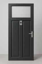 Binnendeur met glas, wc deur, met slot, 80 tot 100 cm, Binnendeur, Ophalen of Verzenden, Zo goed als nieuw