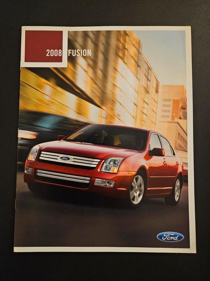 Brochure Ford Fusion 2008 USA, Boeken, Auto's | Folders en Tijdschriften, Zo goed als nieuw, Ford, Ophalen of Verzenden