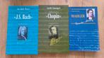 Boekjes over Bach, Chopin en Mahler, Boeken, Muziek, Gelezen, Artiest, Ophalen of Verzenden