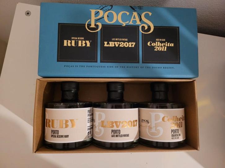 Pocas Port Trio - Ruby, LBV 2017, Colheita 2011, Verzamelen, Wijnen, Nieuw, Port, Overige gebieden, Ophalen of Verzenden