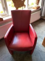 Eetkamerstoelen op wieltjes, Huis en Inrichting, Stoelen, Ophalen, Zo goed als nieuw, Leer, Vier