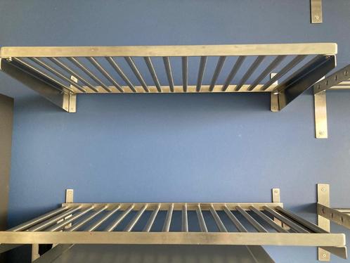 Ikea KUNGSFORS plank RVS 2 stuks, Huis en Inrichting, Keuken | Keukenelementen, Zo goed als nieuw, Minder dan 100 cm, 50 tot 100 cm