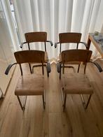 4 Gispen model vintage stoelen, Antiek en Kunst, Ophalen