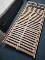 2 Elektrische Lattenbodems 90x200 cm – Verstelbaar hoofd- en, Ophalen, 90 cm, Tweepersoons, Zo goed als nieuw