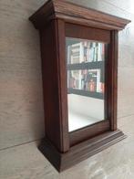 Houten sleutelkastje met spiegel, Huis en Inrichting, Ophalen of Verzenden, Gebruikt