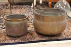 Brocante - Stel ronde koperen bakken!, Huis en Inrichting, Woonaccessoires | Overige, Gebruikt, Ophalen of Verzenden