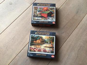 2 jigsaw legpuzzels 1000 stukjes beschikbaar voor biedingen