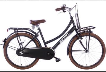 Spirit Cargo 24i. transportfiets mat zwart (8 versnellingen) beschikbaar voor biedingen