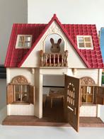 Sylvanian Red roof cottage, Ophalen, Zo goed als nieuw, Poppenhuis