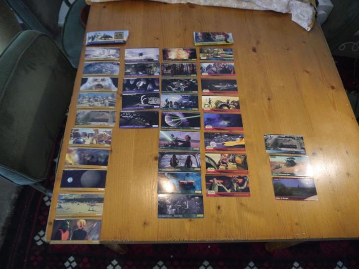 STAR WARS Topps WIDEVISION ruilkaarten verzameling, Verzamelen, Star Wars, Gebruikt, Overige typen, Ophalen of Verzenden
